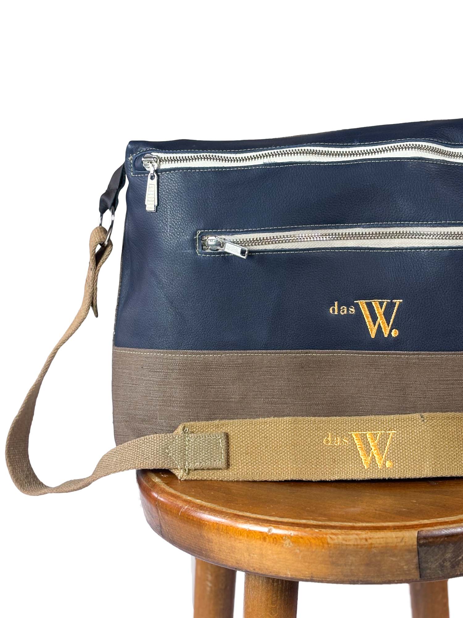 Model 1112 S No. 6 – Recycled Leather Barrel Bag | Das Werk Haus